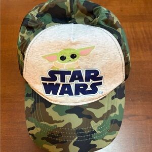 Star Wars Kids Camouflage Hat with Green Character